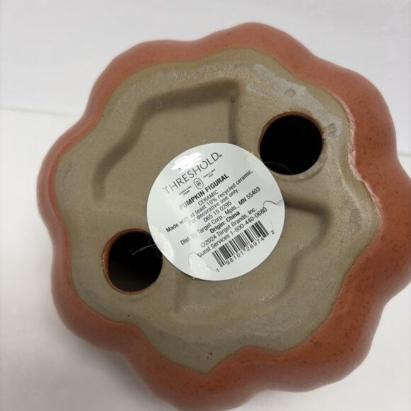 3 Ceramic Pumpkin Figures - 4.5 in x 3.5 in - Target Threshold Home Decor NEW - Picture 7 of 8